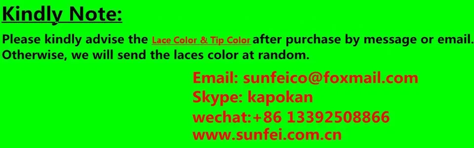 lace color & tip color