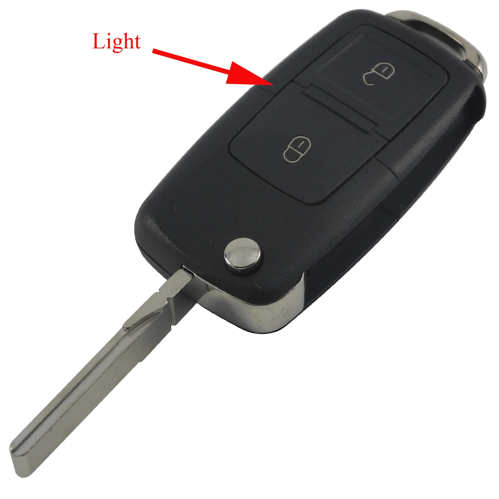 Flip Remote Key Shell For VW Volkswagen Golf 4 5 7 Passat B5/6 Tiguan Beetle Polo MK4 Bora Skoda Seat 2/3/4B Uncut Blade KeyCase|Ключ от