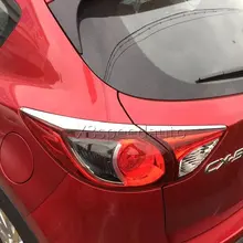 Для 2013-16 Mazda CX5 CX-5 фонарь задний фонарь век Обложка для укладки отделкой 4 шт. chrome автомобиля стиль