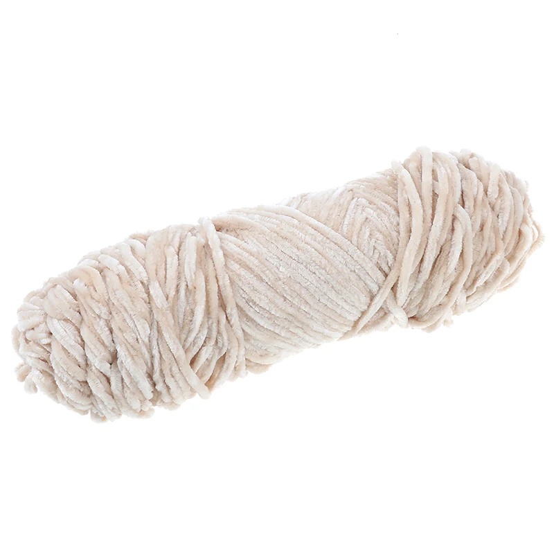 beige 100 г Детская шерсть DIY свитер ручной вязки бархатная Пряжа мягкая протеиновая кашемировая пряжа шелковая шерстяная пряжа для вязания крючком хлопок - Цвет: beige