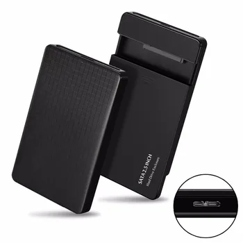 

Chenyang 10pcs/lot 2.5 Inch Sata 22pin 7+15 SSD to USB 3.0 External Hard Disk Enclosure for Laptop & PC & Macbook