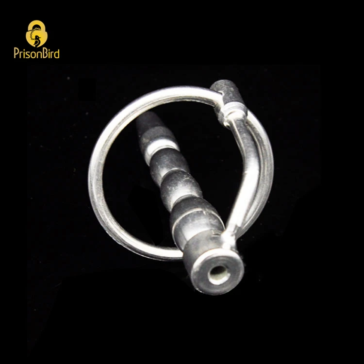 Male Stainless Steel Urethra Catheter 2 size Cock ring Penis Urinary Plug Sex Toy Adult Game Urethra Stimulate Dilator A033