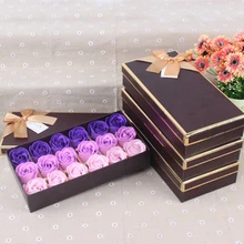 Творческий градиент моделирование выросли мыло цветы коробка День Святого Валентина подарок на день рождения