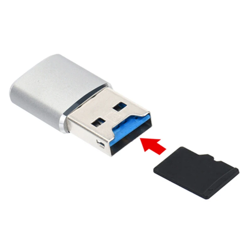 USB 3,0 мини-считыватель карт MICRO SD кардридер для TF карты микро CD USB карта адаптер