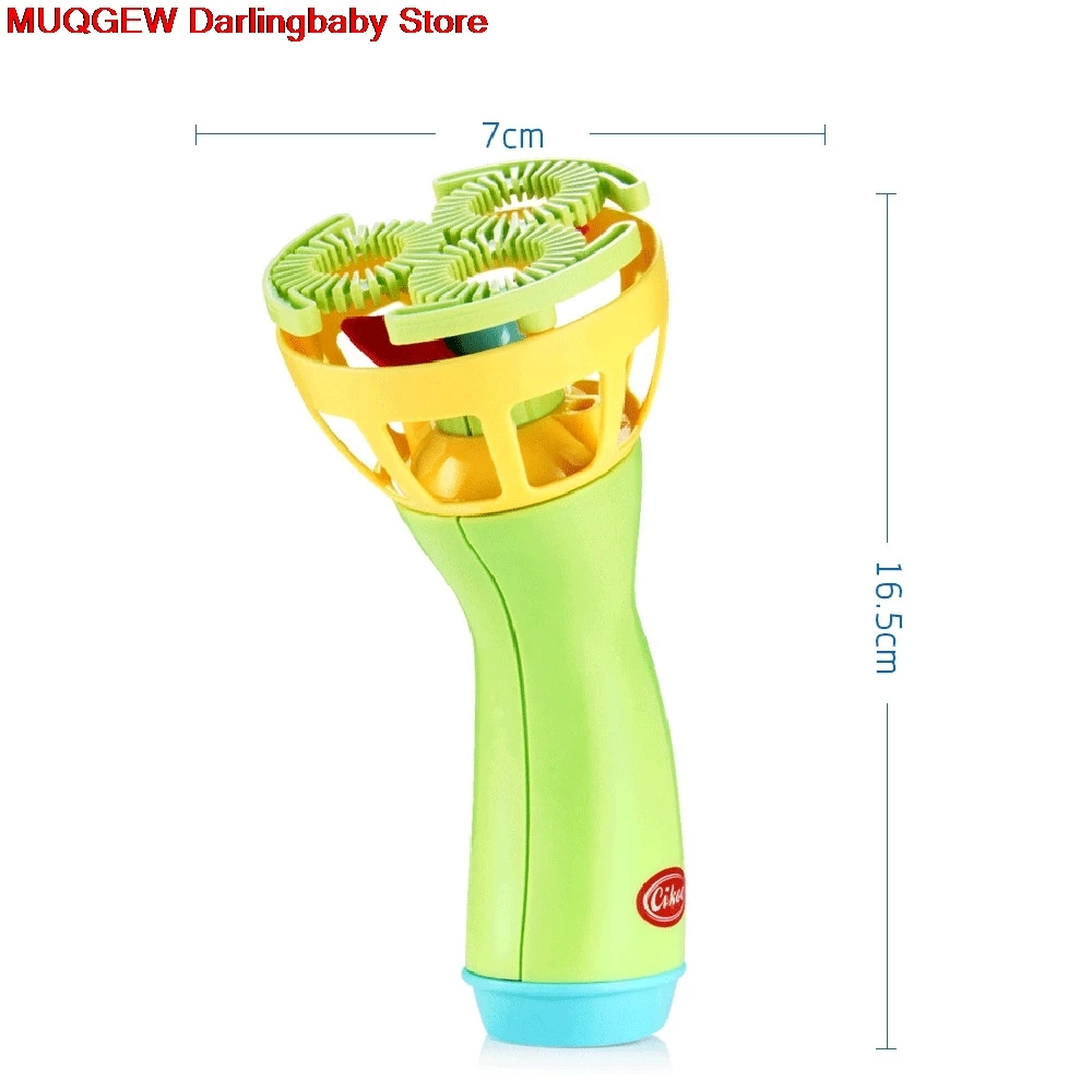 Летнее веселое забавное волшебное устройство для мыльных пузырей, мини-вентилятор, детские игрушки для игр на открытом воздухе для девочек и мальчиков, подарок на день рождения - Цвет: Bubbles