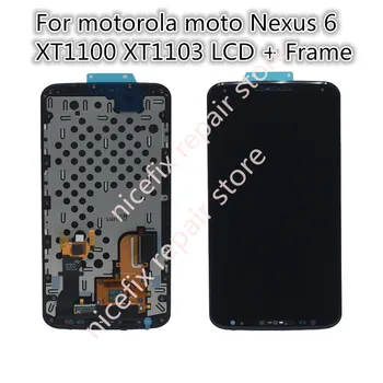 

Tracking No. 100% tested AMOLED For Moto Google Nexus 6 LCD for XT1100 XT1103 Display LCD Screen Touch Digitizer Assembly