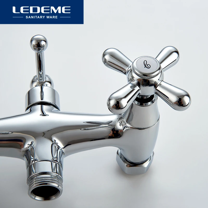 LEDEME Concise Style Bathroom Bathtub Faucet Bath