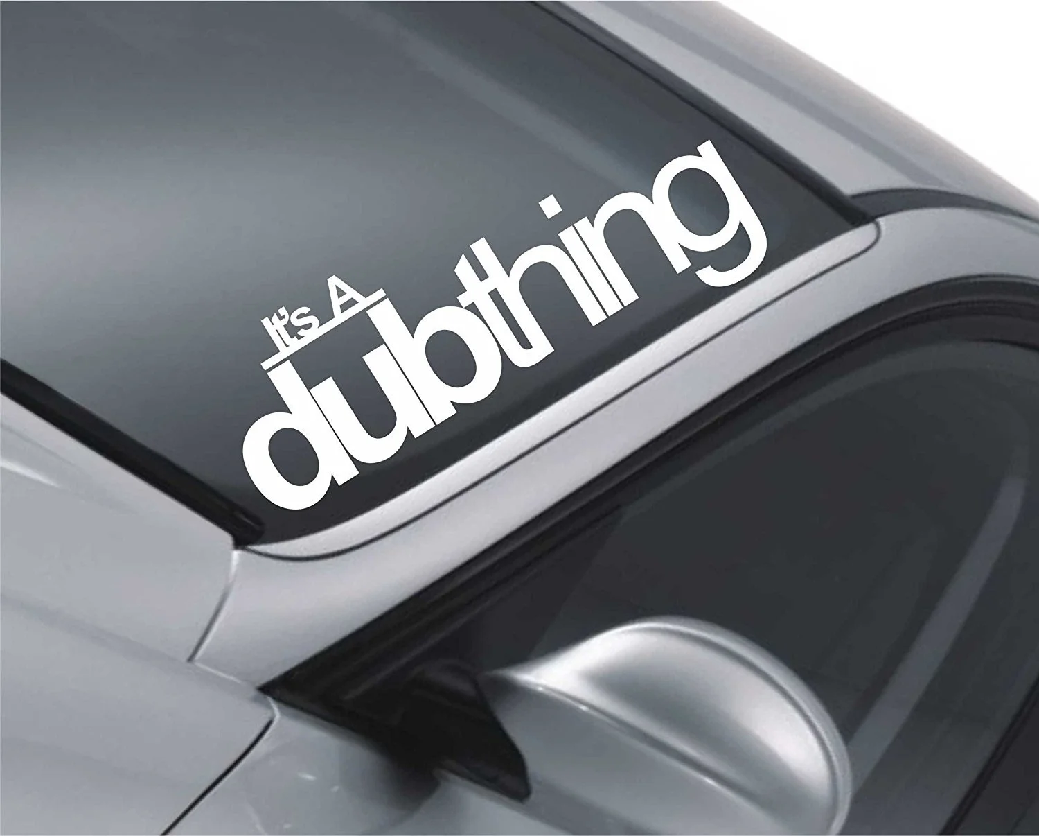 Для этого Dubthing наклейка для ветрового стекла Забавный дрейф JDM Автомобильная