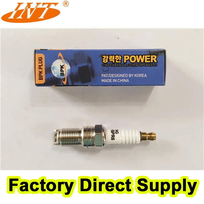 6pcs spark plug CNG EFS BPR6 for LPG LNG LPG5 14K 6DU 14R 6DU 14KR 7DUX