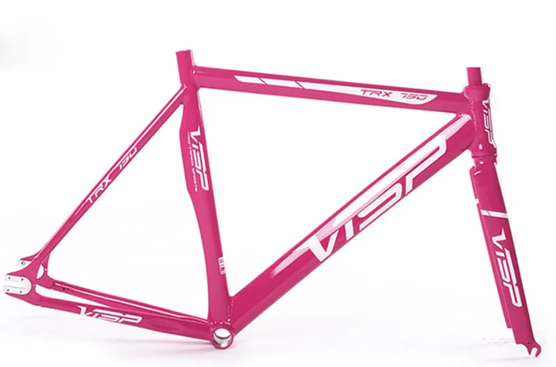 Top fixed gear bike frame 48/50/51/54/58/60cm VISP790 700C frame aluminium alloy track bicycle frame road Bike frame fork 2 Top fixed gear bike frame 48/50/51/54/58/60cm VISP790 700C frame aluminium alloy track bicycle frame road Bike frame fork 2
