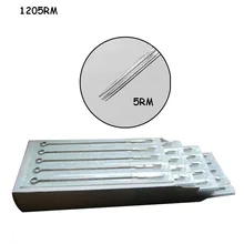 50 шт 5RM предварительно сделанные Одноразовые стерилизованные иглы для татуировки круглые Magnum иглы из нержавеющей стали для татуировок ручки татуировки