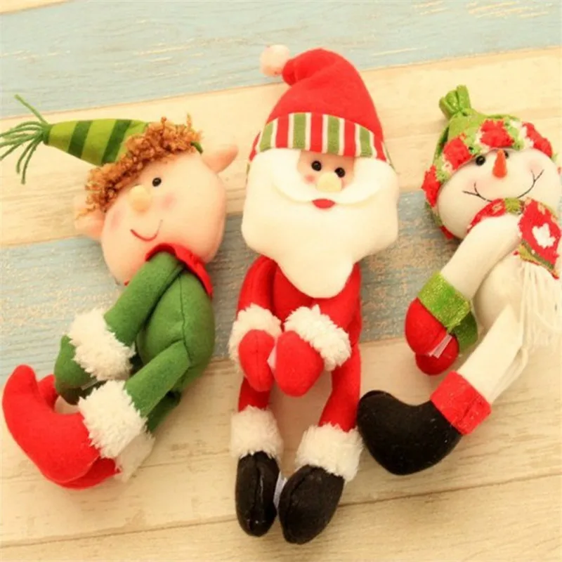 Санта Клаус кукла плюшевые игрушки творческий каваи рождественские подарки для украшения дома детские игрушки куклы Рождество украшения