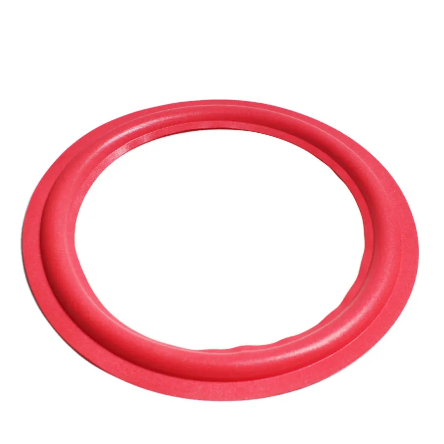 2 шт. 8 дюймов 10 дюймов 12 дюймов красное кольцо из вспененного материала для динамика объемного сабвуфера НЧ динамик ремонт DIY часть Губка Кольцо сторона