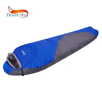 

Desert&Fox Winter Mummy Sleeping Bag Wearable Blanket Portable Backpacking Sleeping Bags with Compression Sack for Cold Weather