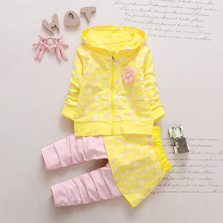 ملابس الأطفال 2019 الخريف الشتاء الفتيات الملابس سترة + بانت 2 قطعة الزي الاطفال ملابس رياضية دعوى للفتيات مجموعة ملابس