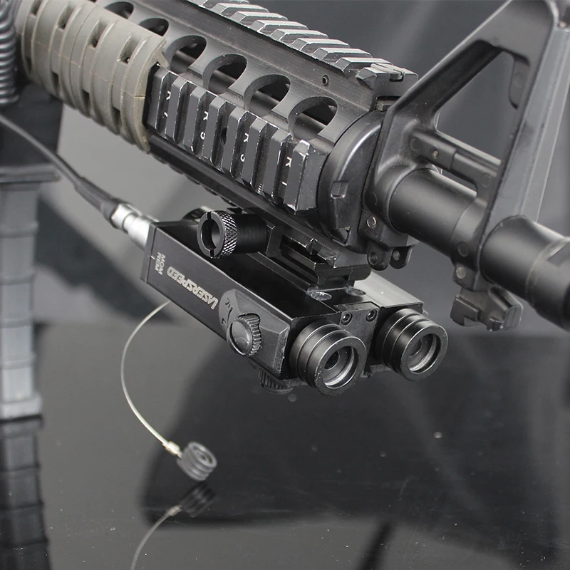 

Hunting Tactical Red Green Dot Laser Sight Scope With Pressure Switch Fit 11mm 20mm Rail Rifle AK47 M4 M16 AR15 AK74