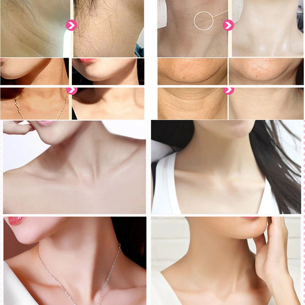 Máscara de cuello de silicona reutilizable antiedad antiarrugas hidratante cuello almohadilla cinta para el cuello belleza apretar cuello Lift piel cuidado TSLM1