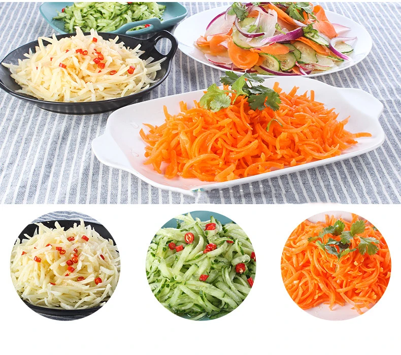 Multifunctional Manual Vegetable Cutter Mandoline Slicer Cutter Chopper and Grater Vegetable Spiralizer Cutter Spiral Grater