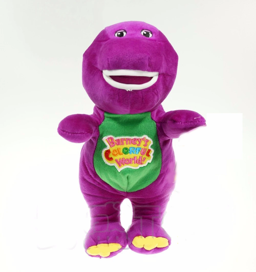 BOLAFYNIA Фиолетовый динозавр Барни Плюшевые игрушки куклы Дети мягкая игрушка подарок на день рождения