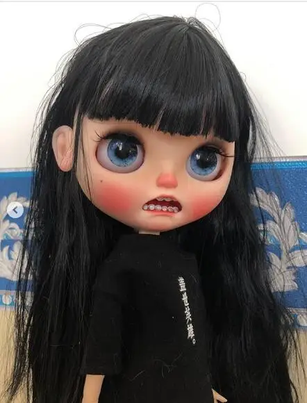 Индивидуальная кукла DIY цельная без одежды blyth для девочек Обнаженная милая