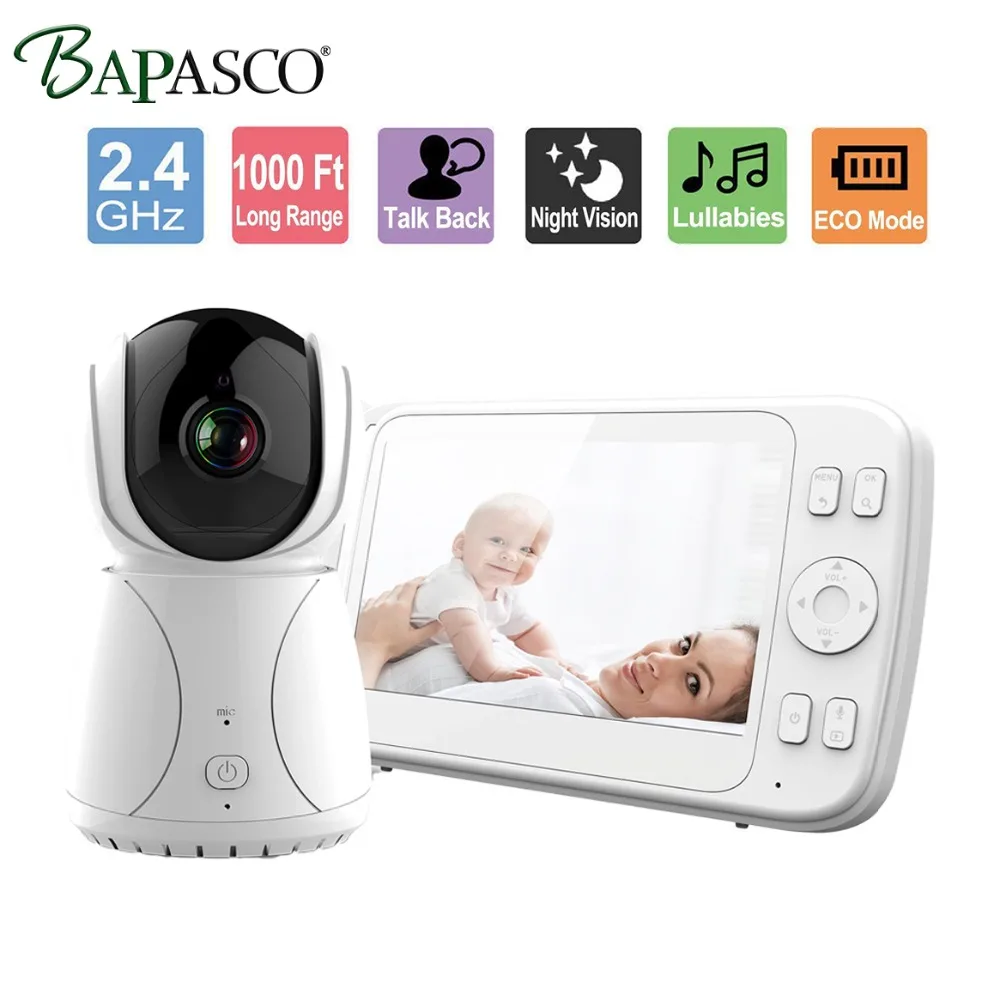 

Baby monitoring wireless shaking head baby nanny security camera infrared night vision temperature monitoring two-way call