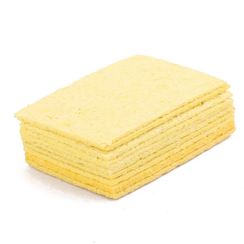 10Pcs 3 5 4 5cm High Temperature Sponge Clean Clear Tin Welding font b Soldering b