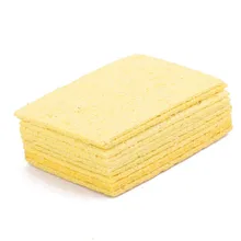 10Pcs 3.5*4.5cm High Temperature Sponge Clean Clear Tin Welding Soldering Iron