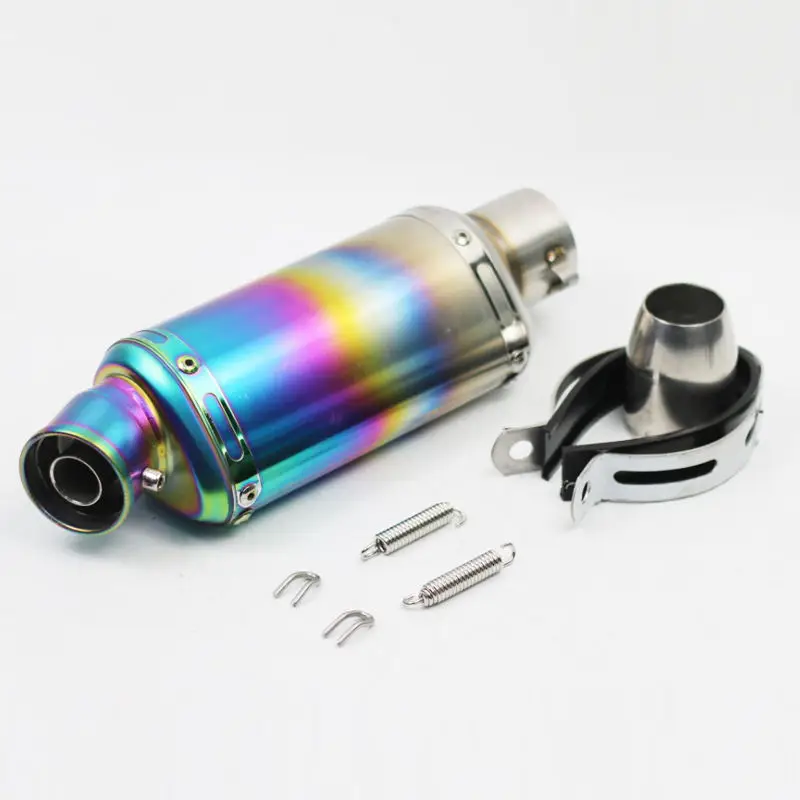 Universal de Escape de motocicleta para Yoshimura suzuki honda silenciador titanio Color Scooter moto ATV Pit Bike Escape cafe racer