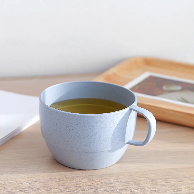 

Wheat Straw kitchen Accessories Milk Tea Cup Office Coffee Cup Eco-friendly Mouthwash Cups