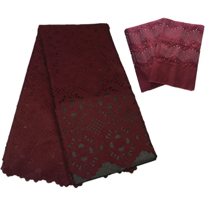 

New beads aso oke fabric with a long stones big aso oke headtie matching laser cut fabric for ladies dress nigerian style gele