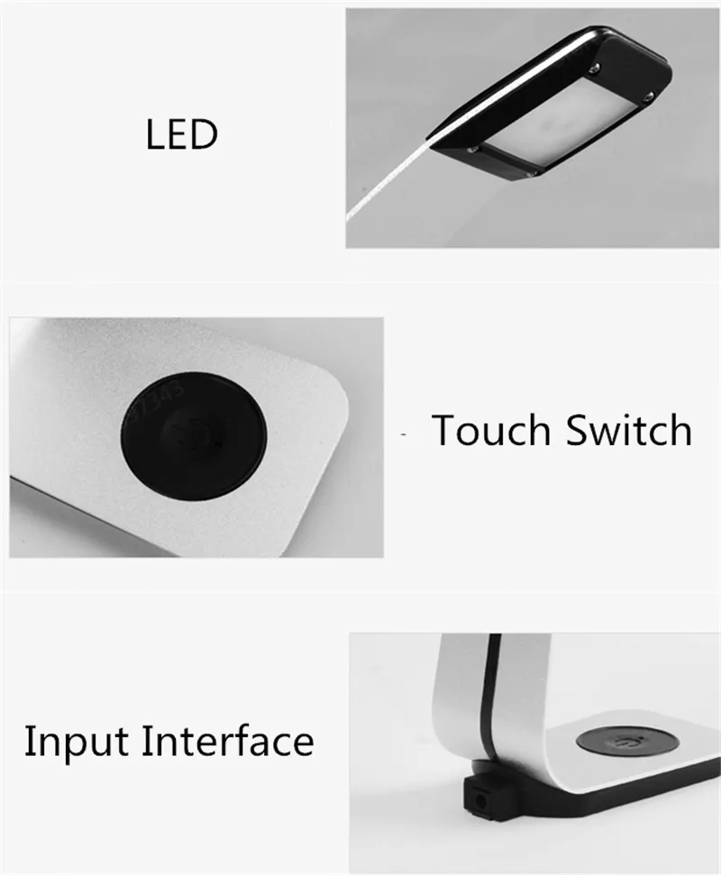 Nordic USB Light Touch Гибкая бюро свет настольная лампа офис чтение Исследование современные декоративные Спальня прикроватной тумбочке Abajur лампы tll-410