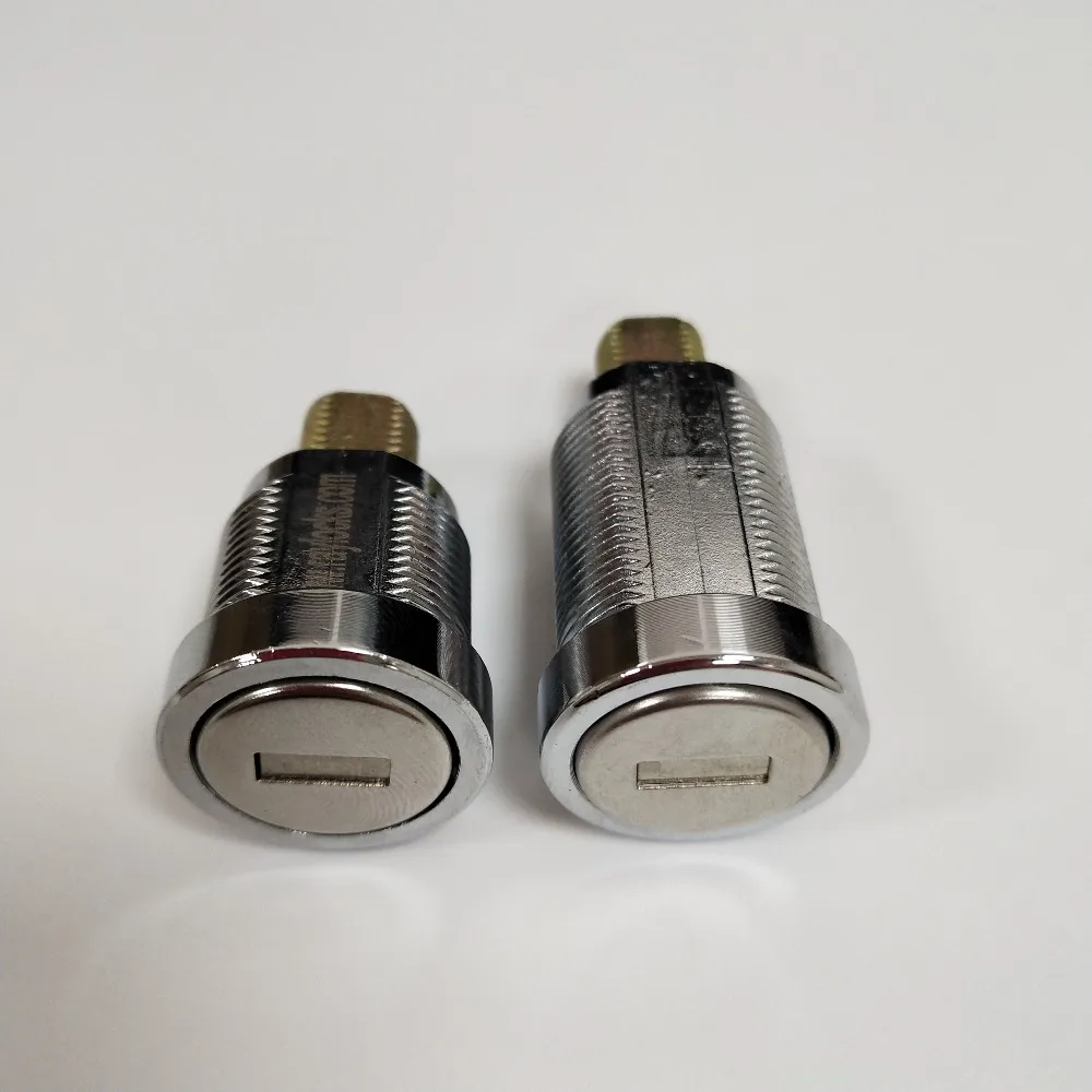 Raylock hex nut fixing long cam lock flat key steel door lock different key furniture