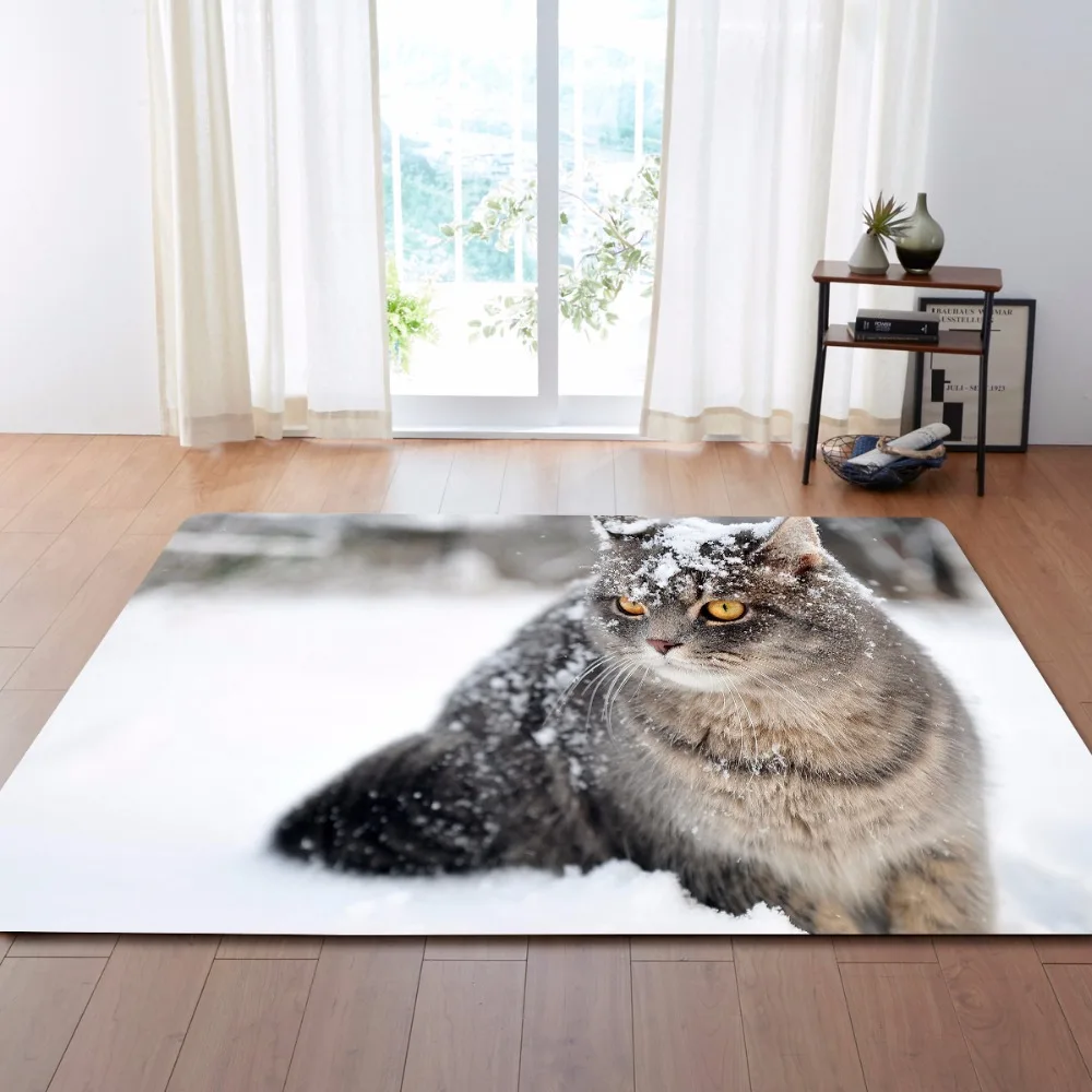 Большие скандинавские 3D коврики милое украшение для спальни детской комнаты