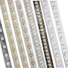 1 м/5 м SK6812(аналогичный ws2812b) RGBW RGBNW WW 4 в 1 30/60/144 светодиодов/пикселей/м; индивидуальная Адресуемая Светодиодная лента IP20/IP65/IP67 DC5V