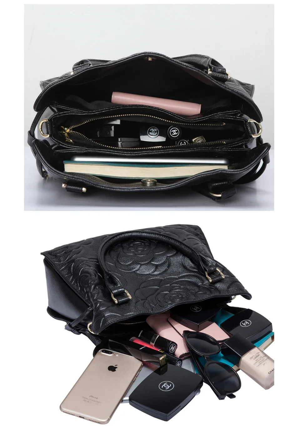 genuíno moda feminina bolsa de ombro senhora