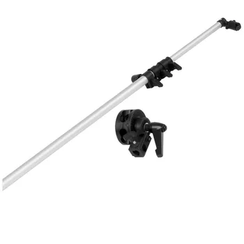 

Neewer 30"-70"/77-180cm Studio Photo Swivel Head Reflector Arm Support Silver Holding Cross Arm Boom Stand Photo Graphic