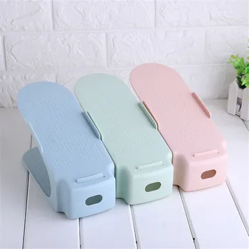 

2018 Fashion 1PC Plastic Stand Shelf Shoe Rack Shoebox Organizer Convenient Storage Space Saver Holder Home Cleaning Supply Hot