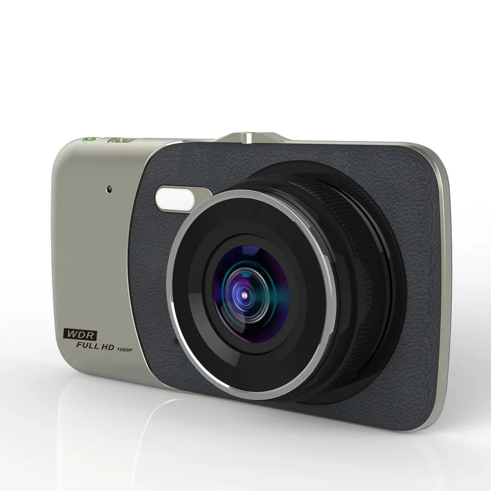 

Car DVR Dash Cam 4 inch LCD Dual Camera Reversing Recorder 170degree Wide Angle FHD Night Vision Video Camcorder Support TF Card