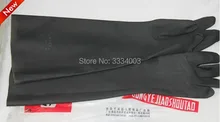 60 cm luvas de gabinete de jateamento de Areia, luvas de sopro de areia