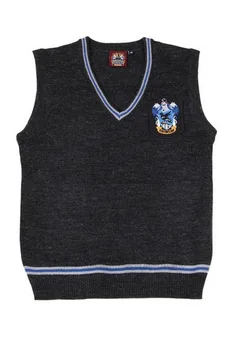 

Ravenclaw Charcoal Grey Cosplay Vest with Badge from Harry Free Shipping for Halloween and Christmas
