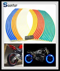 2018 Новый газа мотоциклетные наклейка для колес Светоотражающие накладное обрамление ленты для SUZUKI GS500E GS550M Kawasaki ZX1400 ZX14R ZZR1400