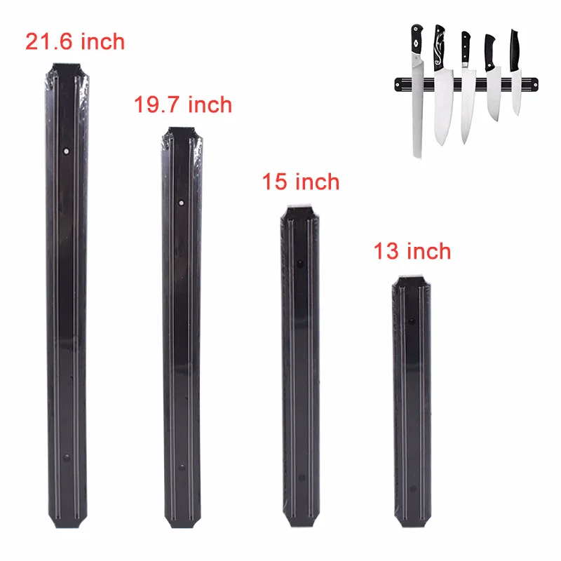 

13 inch High Quality Magnetic Knife Holder Wall Mount Plastic Block Magnet Knife Holder For Stainless Steel Knife Kitchen Tools