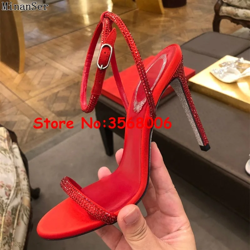 jen ankle wrap embellished heel