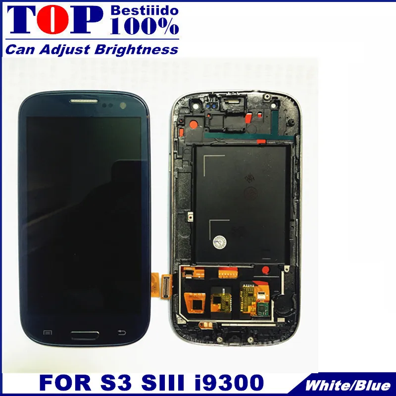 100% протестированный 4 8 ''i9300 Дисплей сенсорный ЖК экран с заменой рамы для SAMSUNG