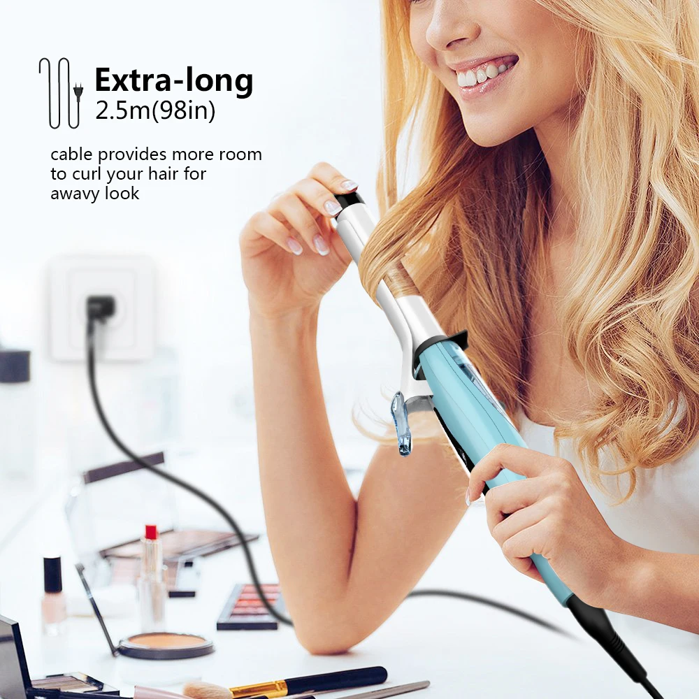 USHOW Automatic Cool Steam Hair Curler Styling Tourmaline Ceramic Mist Roller Curlingin Curling