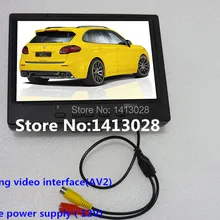 7-дюймовый автомобильный портативный инструмент Дисплей HDMI+ 2 av+ VGA AV2 кормой приоритетом в 1,5 секунд 5 v и 24 v вход 1024*600