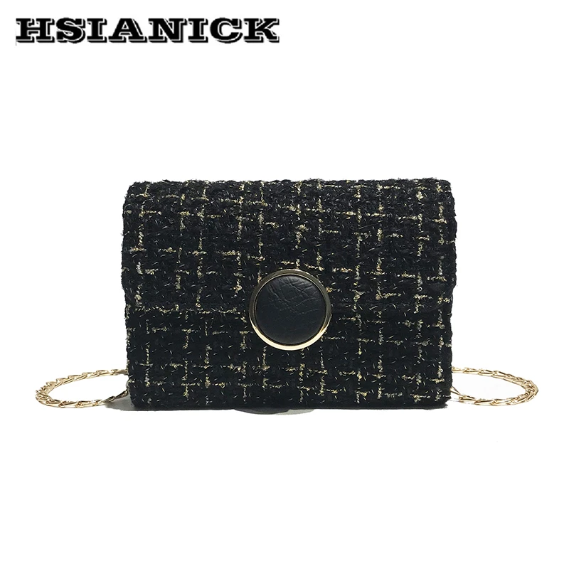 

Small black bag female 2019 new arrival fashion autumn and winter brand design chain messenger bag shoulder bag lady handbag