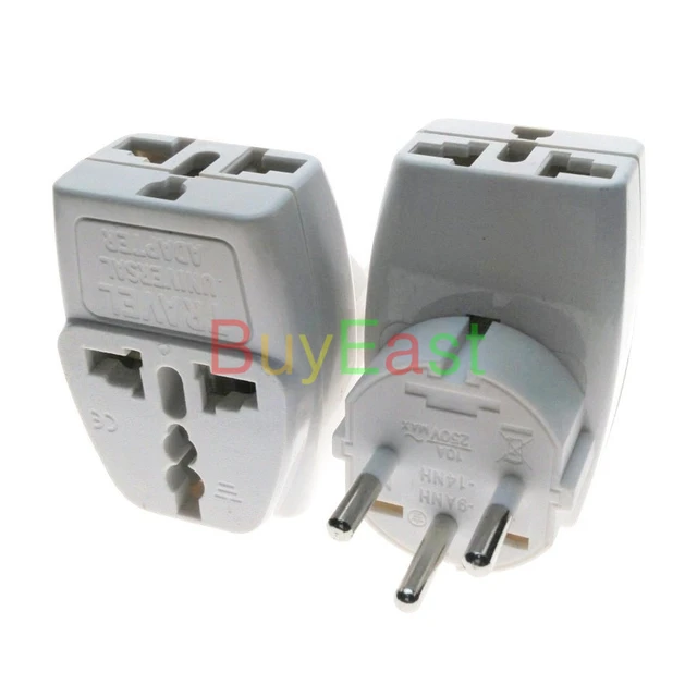 Free shipping Israeli 3 Way Multi Outlet Electrical Plug Adapter