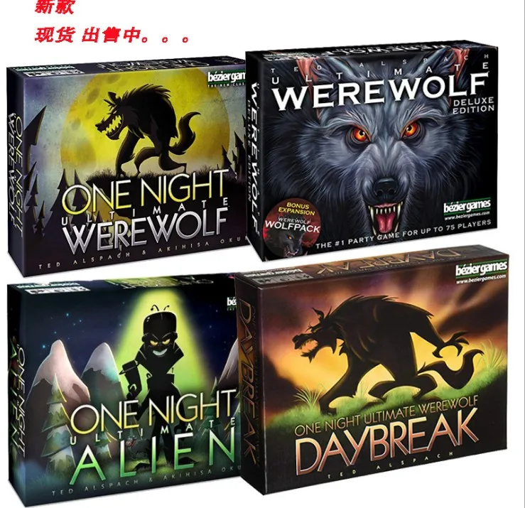 One Night Ultimate Werewolf DayBreak  Werewolf Deluxe Edition Board Card Game 