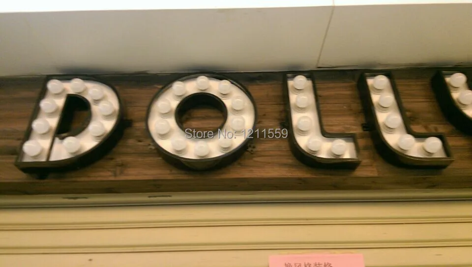 lighted channel letters metal letters